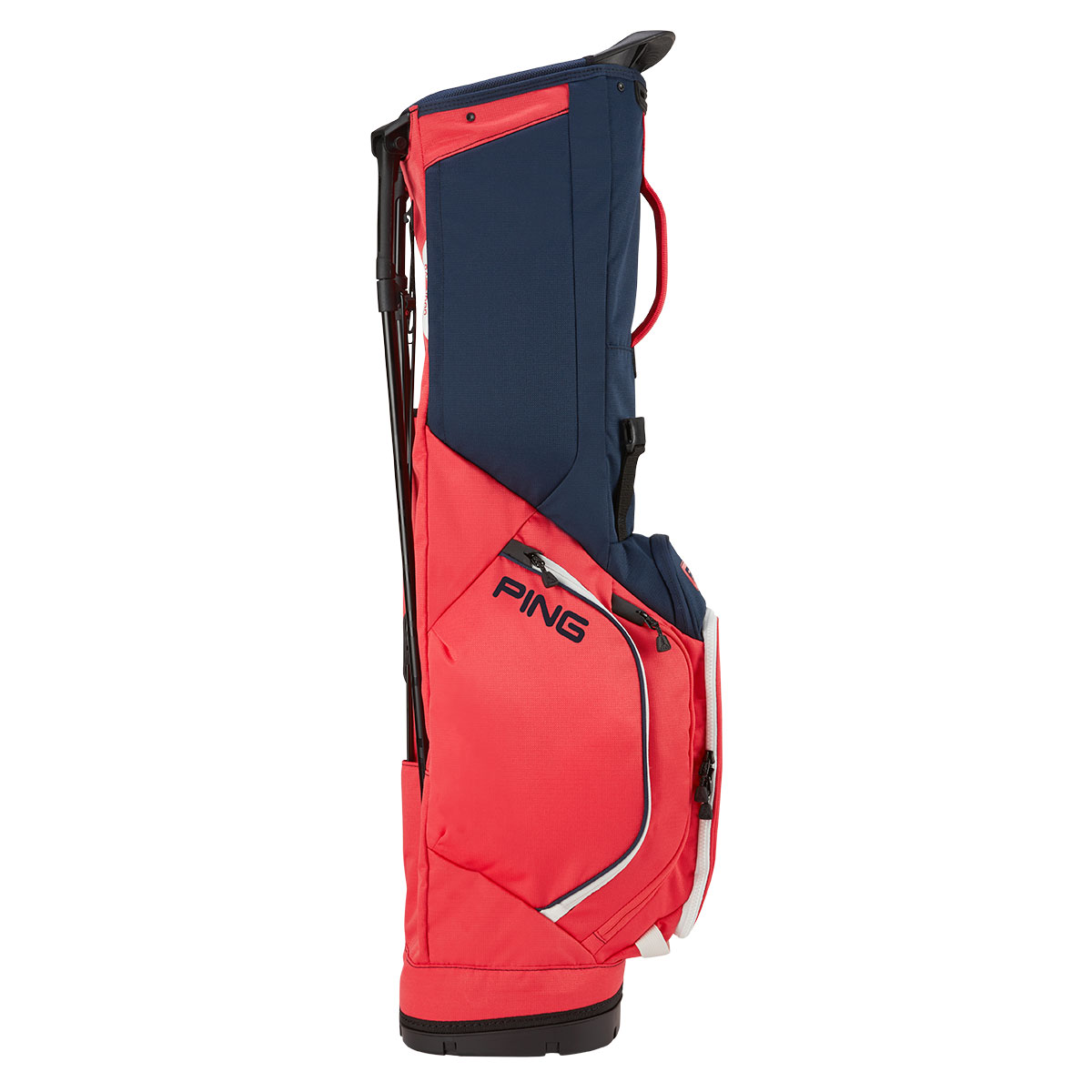 Ping Golf Caddy Bag CB-U2302 Soft PU Stand 9.5in 3.4kg Lightweight Col.  Navy New | eBay