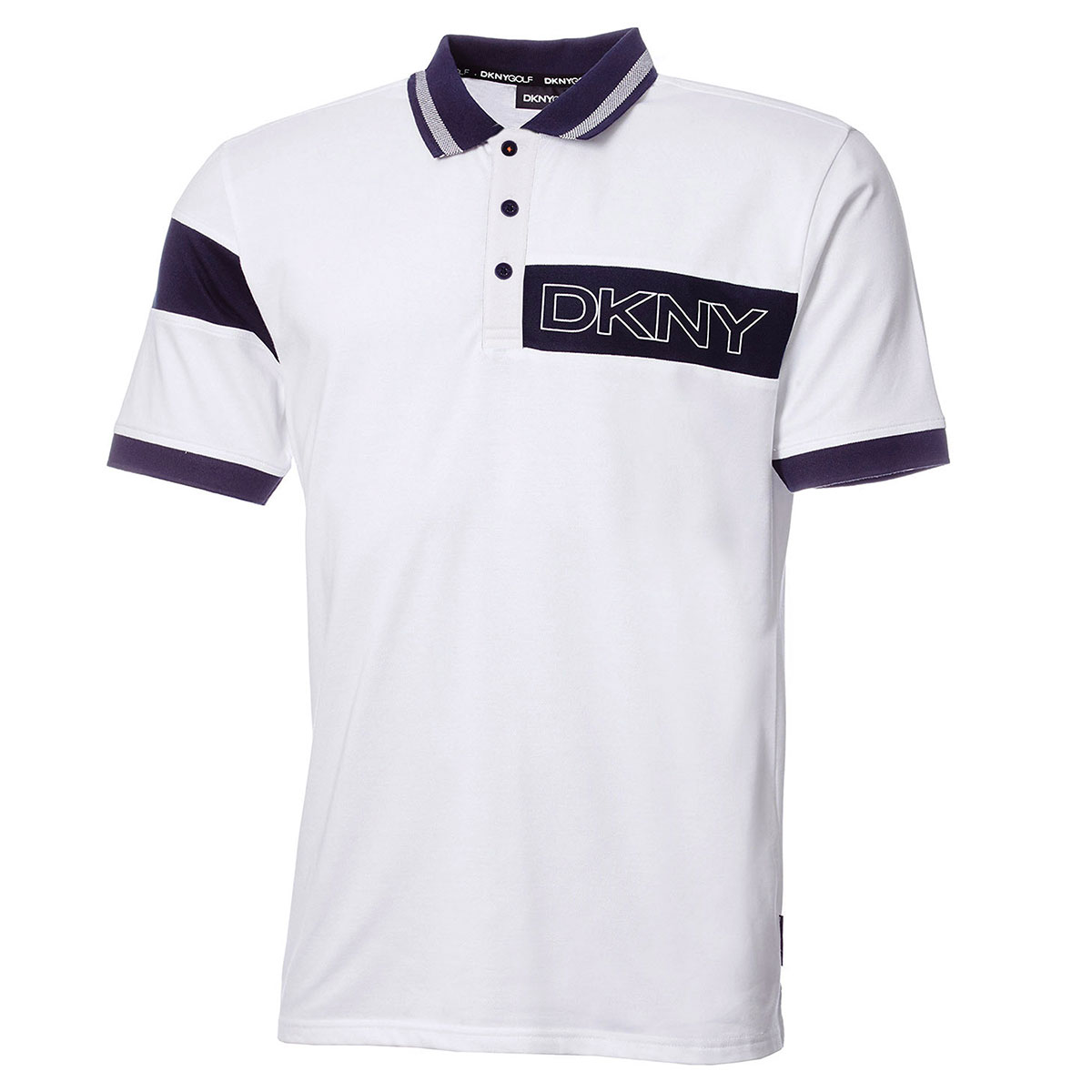 DKNY Men's Sunset Park Stretch Golf Polo Shirt from american golf