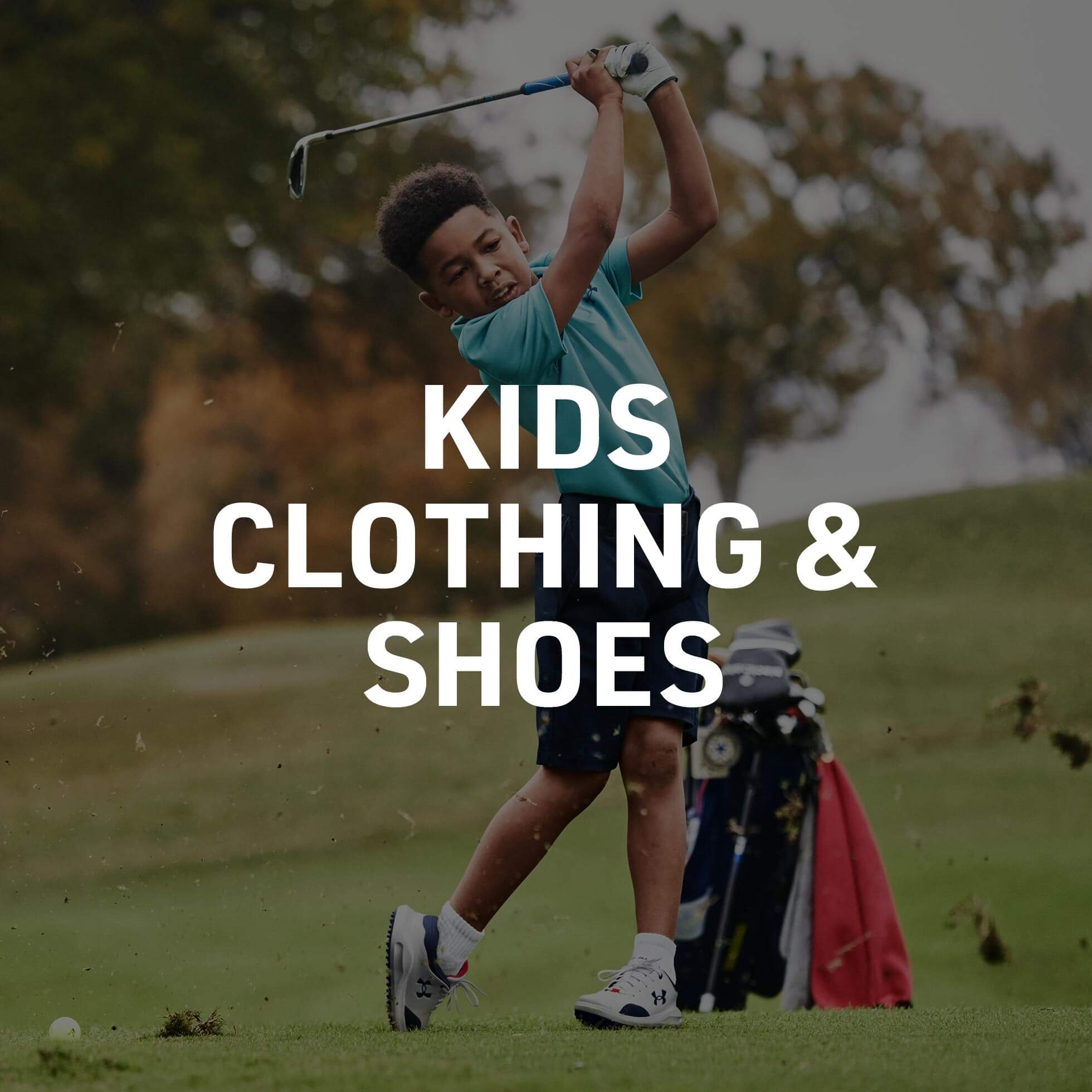 Get Them Into Golf Clothing & Shoes